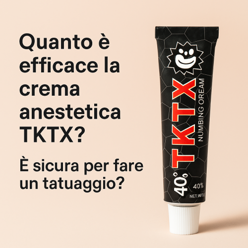 TKTX funziona davvero? Tutto sull’anestesia prima del tatuaggio