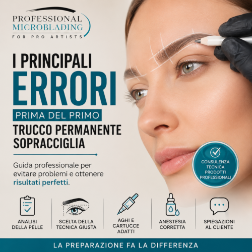 Principali errori prima del primo trucco permanente sopracciglia